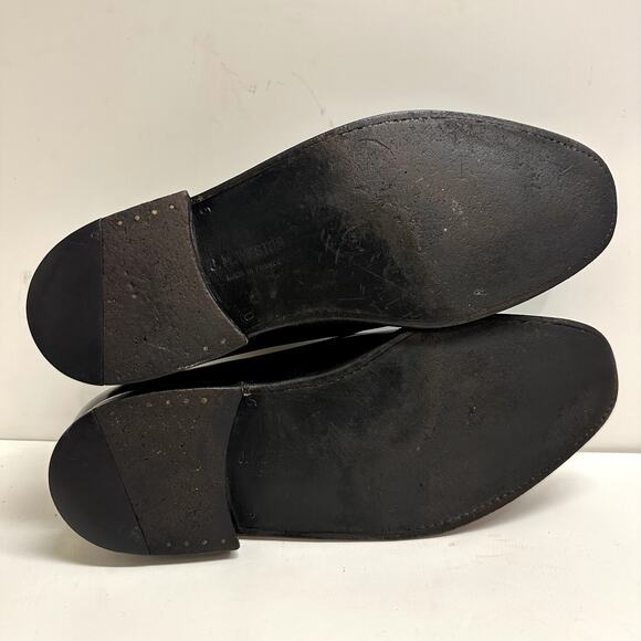 VERY GOOD J. M. Weston Simple Buckle Derby Single Monk Black Calf UK 6 / US 7 - Picture 11 of 13